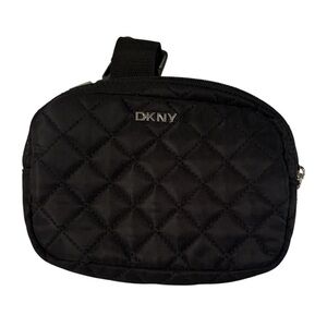 DKNY Black Quilted Belt Bag Fanny Pack Crossbody Purse